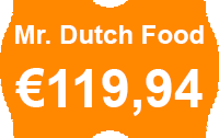 Totaalprijs Mr. Dutch Food: €119,94