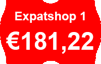 Totaalprijs expatshop 1: €181,22