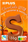Plus chocolate letter milk caramel sea salt Plus chocolate letter milk caramel sea salt