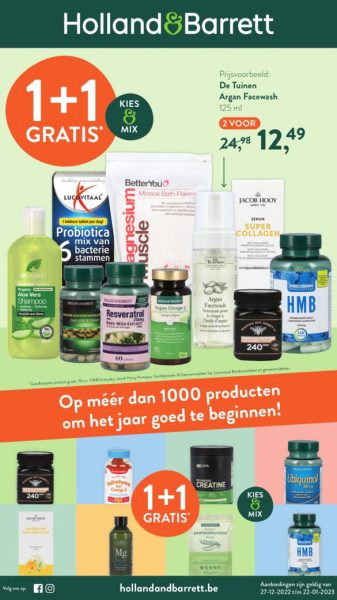 Reclamefolders Holland & Barrett