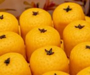 Marzipan mandarins Marzipan mandarins